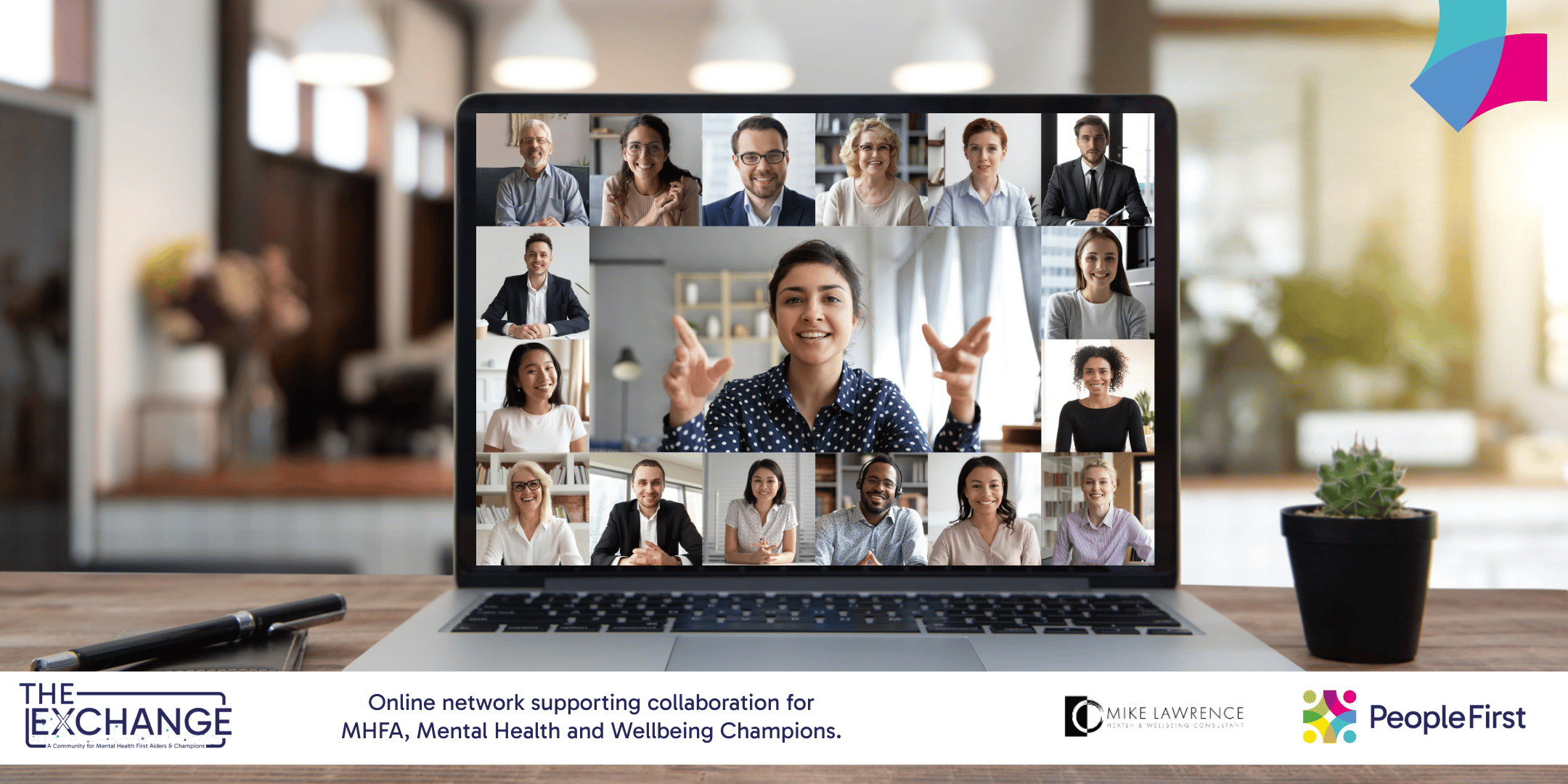 The Exchange – Free 60-minute online peer session for MHFAiders and Wellbeing Leads. Thursday 31 July, 4:00–5:00pm on Zoom.