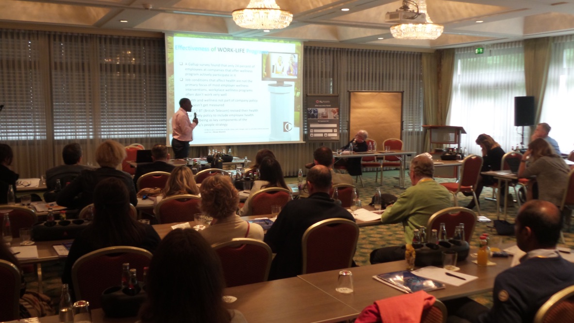 Mike Lawrence speaking at a live event