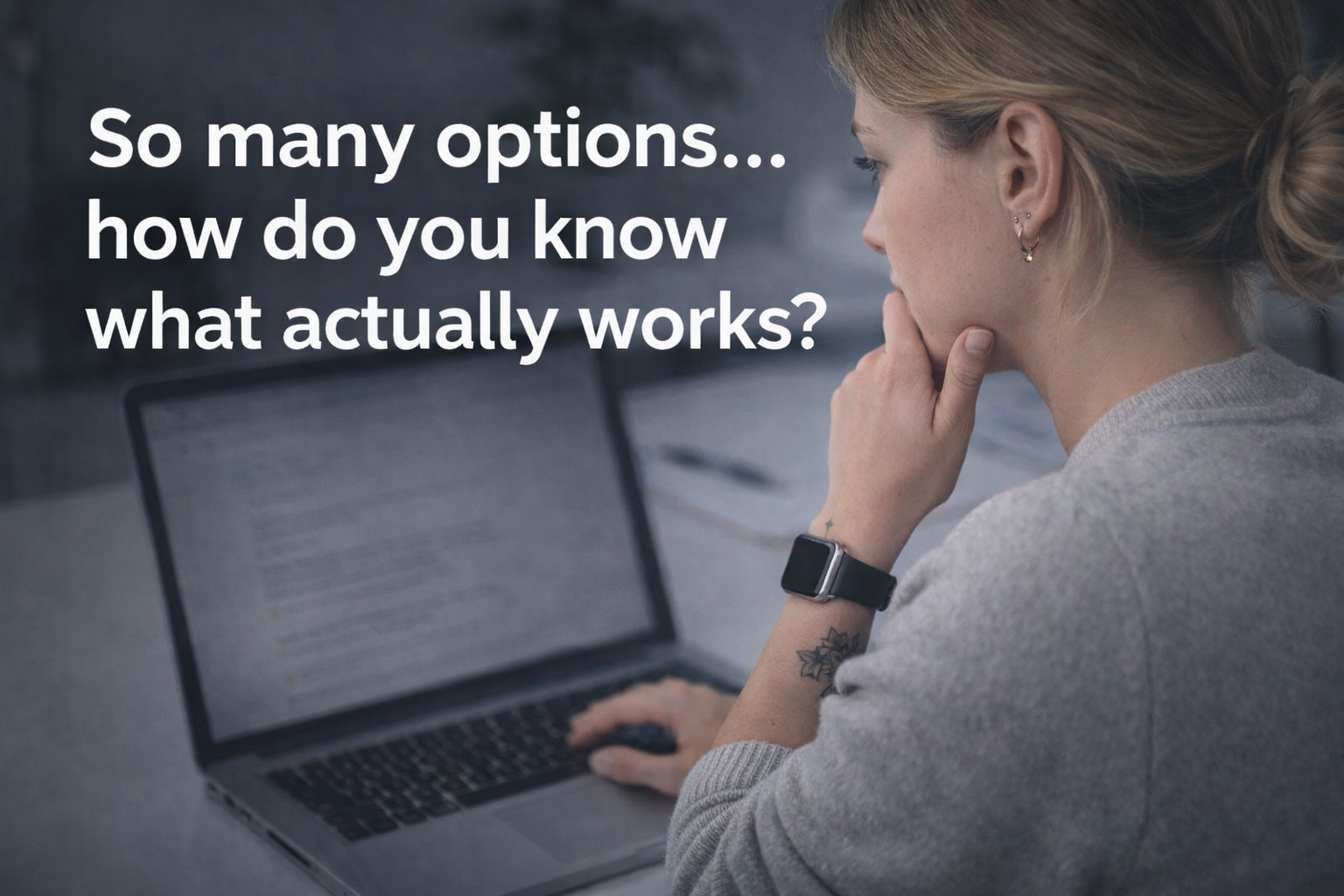 female hr manager choosing mental health first aid training options workplace uk