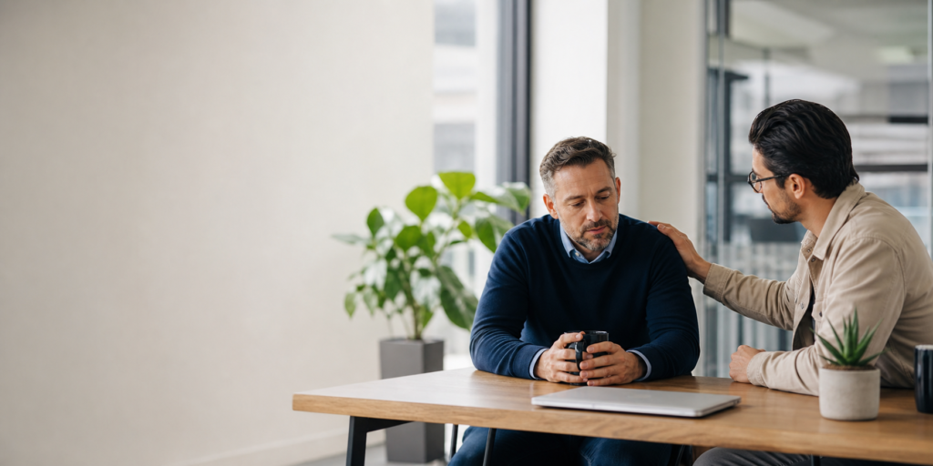 men's mental health support at work