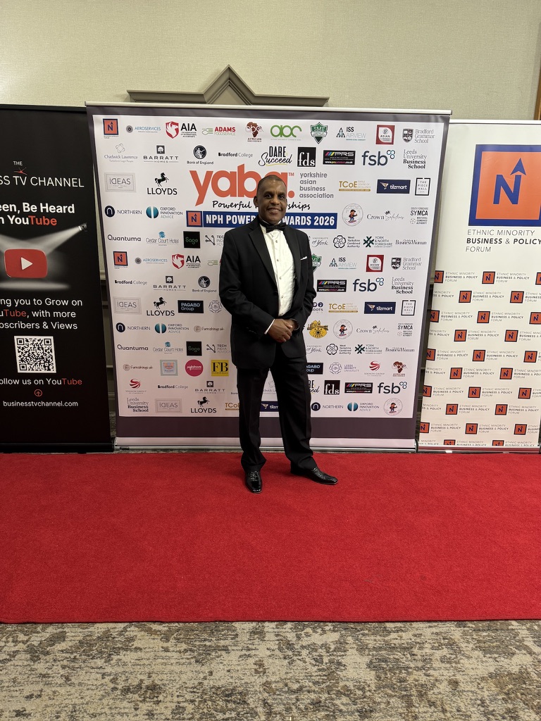 Mike Lawrence at the Yorkshire Asian Business Association Annual Gala and Awards in Bradford